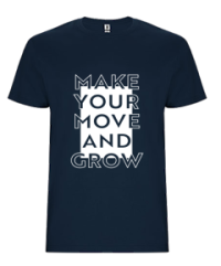 T-Shirt - NavyBlue - Logo eckig - Erw.